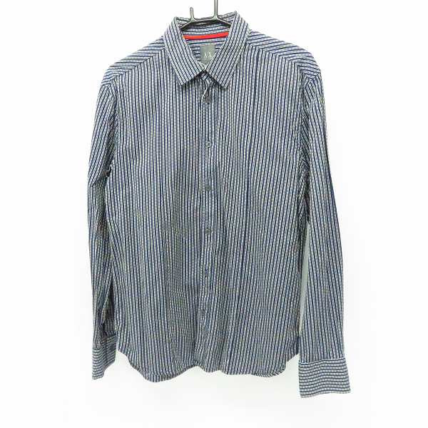 実際に弊社で買取させて頂いたARMANI EXCHANGE/アルマーニエクスチェンジ ストライプ ドレスシャツ M