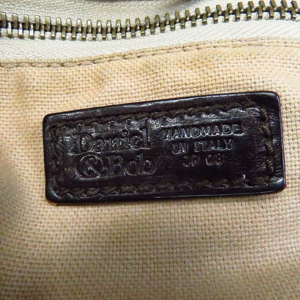 実際に弊社で買取させて頂いたDaniel&Bob/ダニエル＆ボブ  CULODORO RODI/クロドーロサック 型押しレザー 2WAY トートバッグ/ショルダーバッグ の画像 4枚目