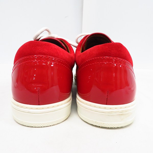 実際に弊社で買取させて頂いたJIMMY CHOO/ジミーチュウ パテント×スエード切り替えウィングチップスニーカー/44の画像 1枚目