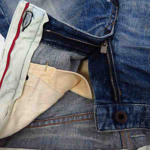 実際に弊社で買取させて頂いたFACTOTUM/ファクトタム 加工ストレート ストレッチ デニムパンツ/ジーンズ 0143316 Size：31の画像 3枚目