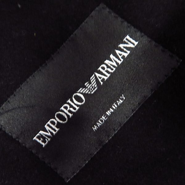 実際に弊社で買取させて頂いた【未使用】EMPORIO ARMANI/エンポリオアルマーニ チェスターコート 48の画像 2枚目