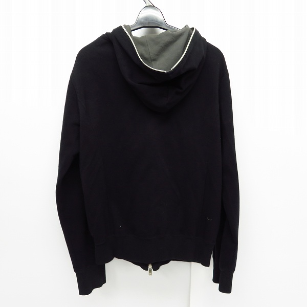 実際に弊社で買取させて頂いたEMPORIO ARMANI/エンポリオアルマーニ ストーンエンブレム ジップアップ パーカー/フーディー Size：Mの画像 1枚目