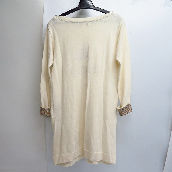 実際に弊社で買取させて頂いたBURBERRY LONDON BLUE LABEL/バーバリーロンドン ブルーレーベル ロゴ ニットワンピース/38の画像 1枚目