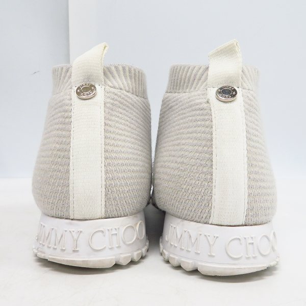 実際に弊社で買取させて頂いたJIMMY CHOO/ジミーチュウ NORWAY/M KNIT ニットスニーカー/41の画像 1枚目
