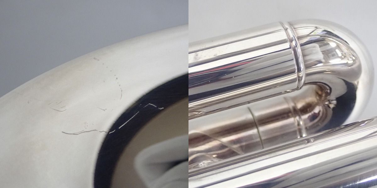 実際に弊社で買取させて頂いた★Vincent Bach/ヴィンセント バック Stradivarius Model 37 ML トランペット 純正ハードケース付きの画像 7枚目