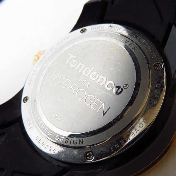 実際に弊社で買取させて頂いたTENDENCE×HYDROGEN/テンデンス×ハイドロゲン スカル 腕時計 05023015【動作未確認】の画像 3枚目