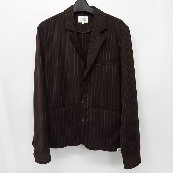 実際に弊社で買取させて頂いたTHE CRIMIE/クライミー GOOD LUCK&GOD BLESS ストライプ柄 3Bテーラードジャケット S