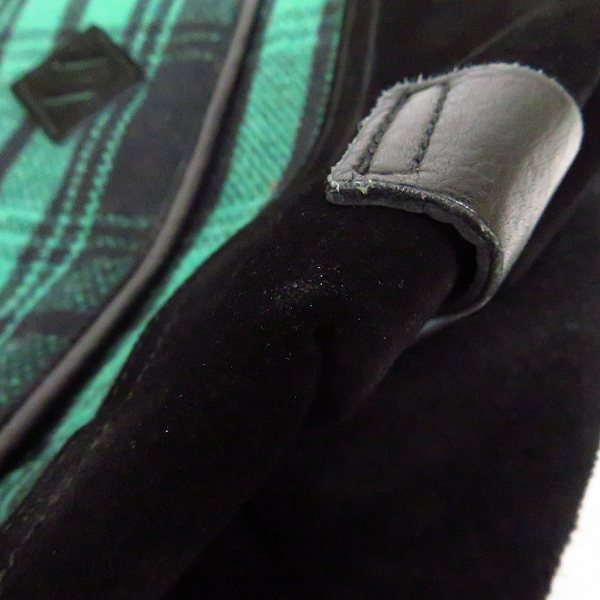 実際に弊社で買取させて頂いたmaster-piece/マスターピース チェック柄 メッセンジャーバッグ 01011-Wの画像 6枚目