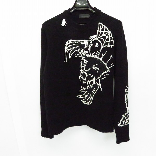 実際に弊社で買取させて頂いたDIESEL BLACK GOLD/ディーゼル ブラック ゴールド エンブロイダリー プルオーバーニット KLATO 00S58Q BGRCQ/S