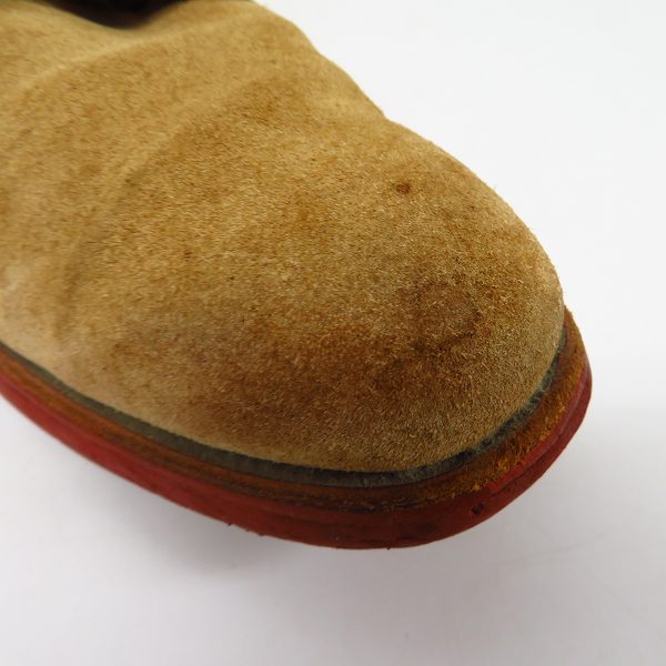 実際に弊社で買取させて頂いたAllen Edmonds/アレンエドモンズ スエード プレーントゥレザーシューズ/11.5の画像 7枚目