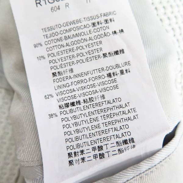 実際に弊社で買取させて頂いたEMPORIO ARMANI/エンポリオアルマーニ テーラードジャケット ライトグレー/50の画像 4枚目