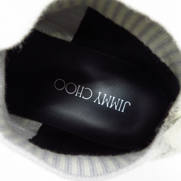 実際に弊社で買取させて頂いたJIMMY CHOO/ジミーチュウ NORWAY/M KNIT ニットスニーカー/41の画像 4枚目