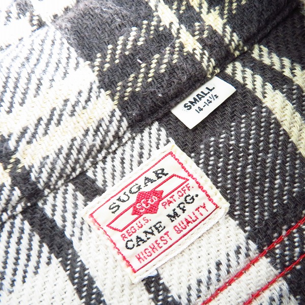 実際に弊社で買取させて頂いたSUGAR CANE/シュガーケーン チェック柄 長袖 ネルシャツ SC26710/Sの画像 2枚目