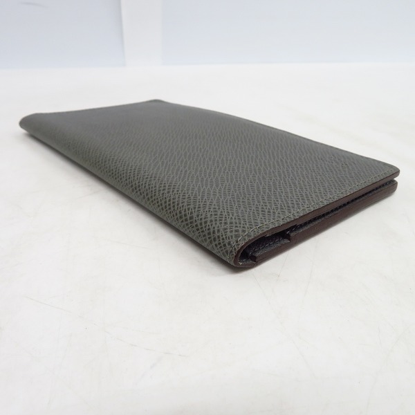 実際に弊社で買取させて頂いたLOUIS VUITTON/ルイヴィトン ポルトフォイユ ロン タイガ グラシエ 二つ折り長財布  M32644 イニシャル入りの画像 2枚目