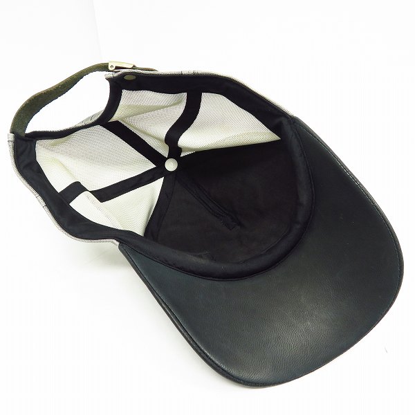 実際に弊社で買取させて頂いたBACKBONE/バックボーン レザーキャップ メッシュの画像 3枚目