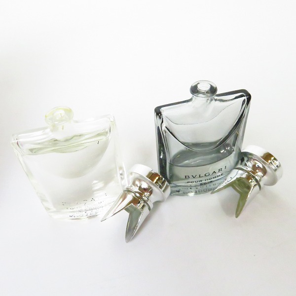 実際に弊社で買取させて頂いたBVLGARI/ブルガリ OMNIA CRYSTALLINE/POUR HOMME SOIR/EXTREME オードトワレ/ミニ香水 3点セットの画像 4枚目