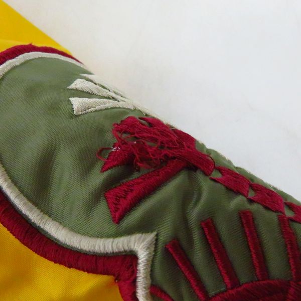 実際に弊社で買取させて頂いたDIESEL/ディーゼル Rua Da Utopia ユートピア刺繍 ナイロンジャケット Lの画像 6枚目