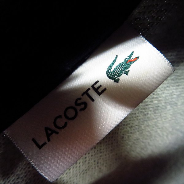 実際に弊社で買取させて頂いたLACOSTE/ラコステ インディゴ 裏毛 ジップアップスウェット ブルゾン SH812E US Mの画像 2枚目