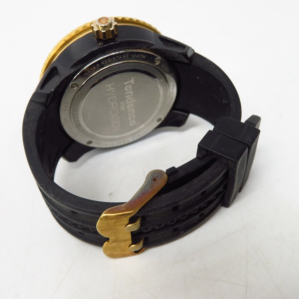 実際に弊社で買取させて頂いたTENDENCE×HYDROGEN/テンデンス×ハイドロゲン スカル 腕時計 05023015【動作未確認】の画像 2枚目