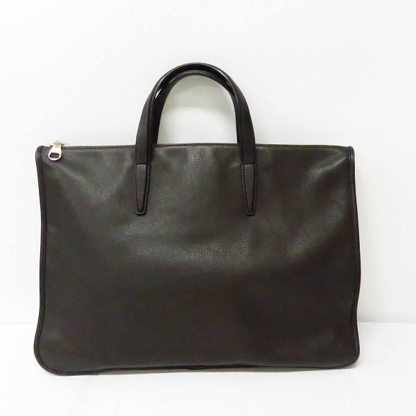 実際に弊社で買取させて頂いたLOEWE/ロエベ レザー ビジネスバッグ/ブリーフケース/トートバッグ ダークブラウン