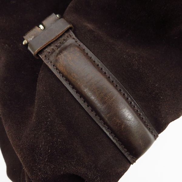 実際に弊社で買取させて頂いたHELMUT LANG/ヘルムートラング スウェード ハンドバッグ の画像 7枚目