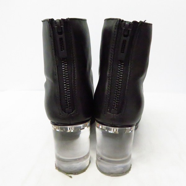 実際に弊社で買取させて頂いたHYSTERICS/ヒステリックス 牛革 レザー CLEAR HEEL/クリアヒールブーツ/25の画像 1枚目
