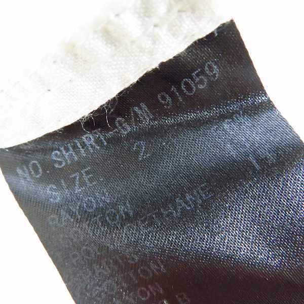 実際に弊社で買取させて頂いたLGB/ルグランブルー/エルジービー シワ加工 長袖シャツ ホワイト SHIRT-G/M 91059/2の画像 4枚目