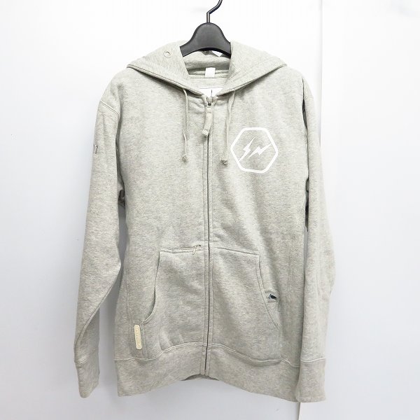 実際に弊社で買取させて頂いたHEAD PORTER PLUS×fragment design×BURTON ジップアップパーカー グレー/XS
