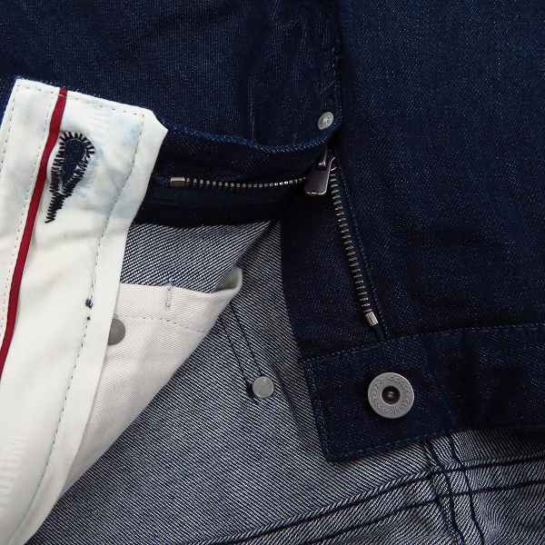 実際に弊社で買取させて頂いたFACTOTUM/ファクトタム NEWカラー スリム リジットデニムパンツ/ジーンズ 01041727 Size：31の画像 3枚目