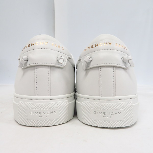 実際に弊社で買取させて頂いたGIVENCHY/ジバンシィ ロゴバンド レザー ローカットスニーカー BH0002H0FU-116/39の画像 1枚目
