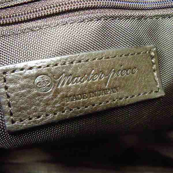 実際に弊社で買取させて頂いたmaster-piece/マスターピース  レザーハンドル  ブリーフケースの画像 5枚目