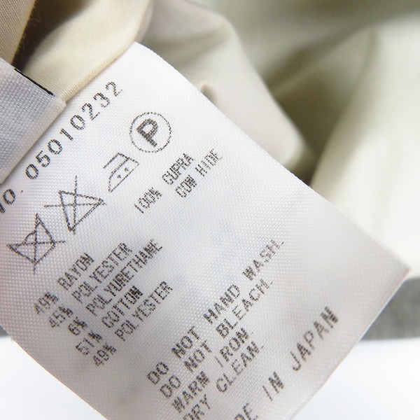 実際に弊社で買取させて頂いたVALLIS by FACTOTUM/ヴァリスバイファクトタム 1B テーラードジャケット 05010232/46の画像 4枚目