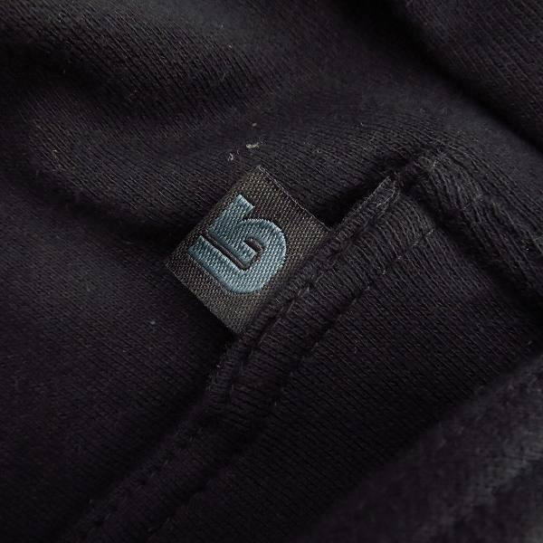 実際に弊社で買取させて頂いたHEAD PORTER PLUS×fragment design×BURTON ジップアップパーカー ブラック/Sの画像 3枚目