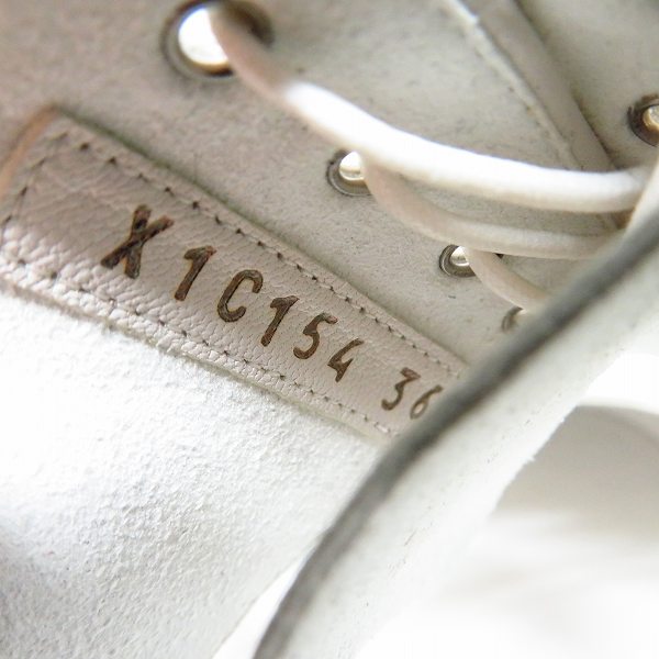 実際に弊社で買取させて頂いたGIORGIO ARMANI/ジョルジオアルマーニ  17AW レザーシューズ風サンダル X1C154/36の画像 5枚目