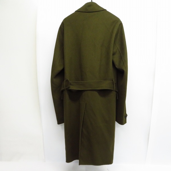 実際に弊社で買取させて頂いたBURBERRY/バーバリー PRORSUM/プローサム Pコート カーキ/46の画像 1枚目