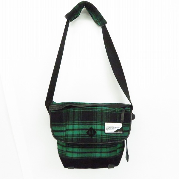 実際に弊社で買取させて頂いたmaster-piece/マスターピース チェック柄 メッセンジャーバッグ 01011-W