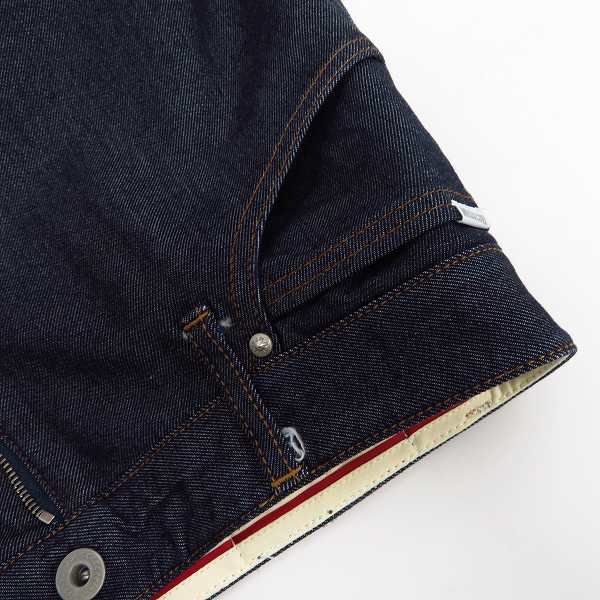 実際に弊社で買取させて頂いたFACTOTUM/ファクトタム タイトストレート ストレッチ 生デニムパンツ/ジーンズ 01040718 Size：31の画像 6枚目