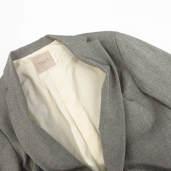実際に弊社で買取させて頂いたVALLIS by FACTOTUM/ヴァリスバイファクトタム 1B テーラードジャケット 05010232/46の画像 7枚目