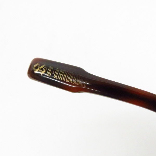 実際に弊社で買取させて頂いたOG×OLIVER GOLDSMITH/オージーバイオリバーゴールドスミス ラウンド 眼鏡/アイウェア porte-2の画像 3枚目