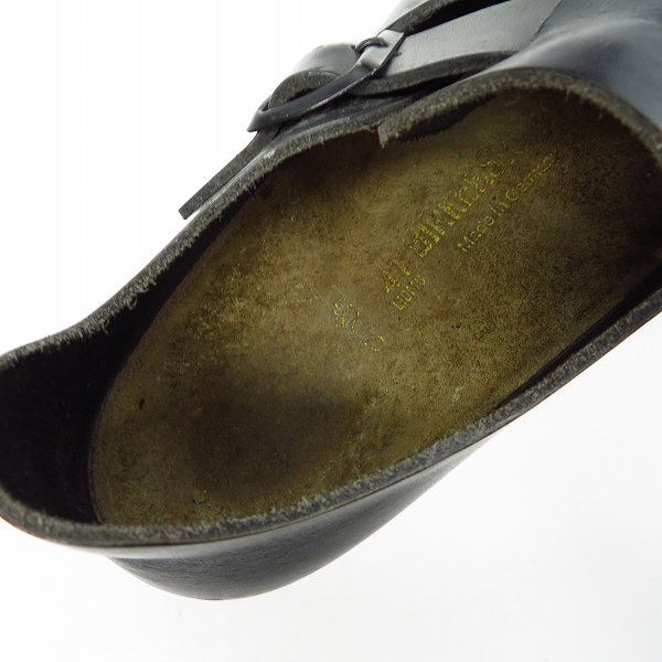 実際に弊社で買取させて頂いたBIRKENSTOCK/ビルケンシュトック ロンドン ブラック/41の画像 4枚目