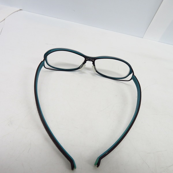 実際に弊社で買取させて頂いたSPEC ESPACE/スペックエスパス 度入り メガネ/眼鏡 ヒンジレスフレーム ES-7082の画像 3枚目