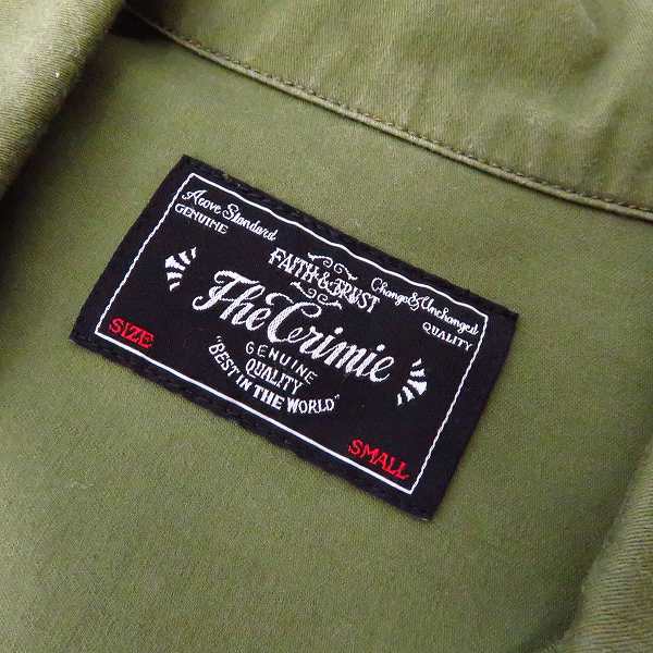 実際に弊社で買取させて頂いたTHE CRIMIE/クライミー ミリタリー長袖シャツ/Sの画像 2枚目