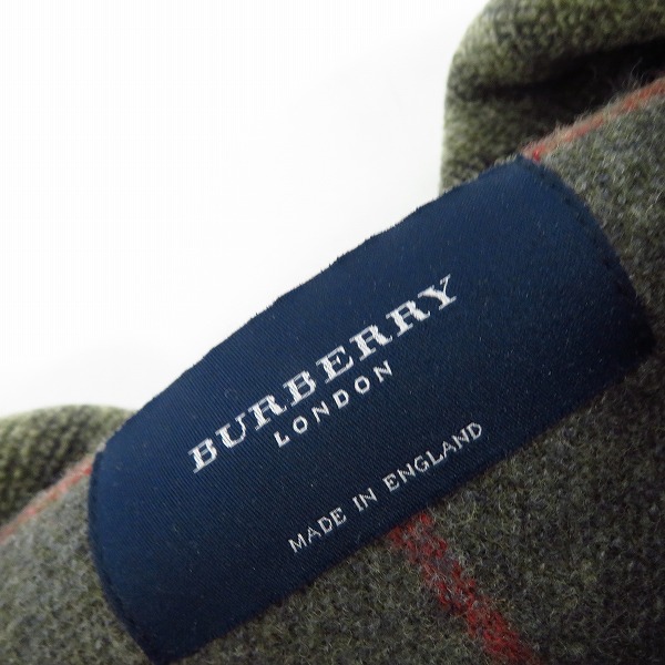 実際に弊社で買取させて頂いたBURBERRY/バーバリー ダッフルコート チェック柄/48の画像 2枚目