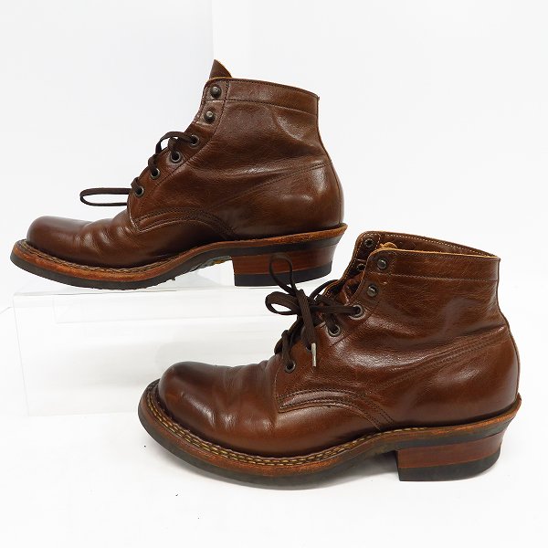 実際に弊社で買取させて頂いたWHITE'S BOOTS/ホワイツブーツ SEMI-DRESS/セミドレス レースアップレザーブーツ Size：10Dの画像 3枚目