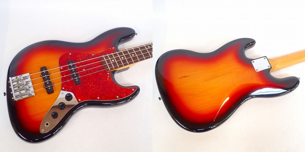 実際に弊社で買取させて頂いた★ESP/イーエスピー ジャズベース タイプサンバースト  BADASS BASS Ⅱ 付き エレキベース ソフトケースの画像 7枚目