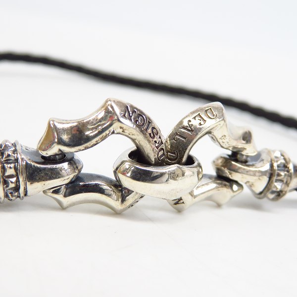 実際に弊社で買取させて頂いたDEAL DESIGN/ディールデザイン エッジビット レザー ブレスレットの画像 4枚目