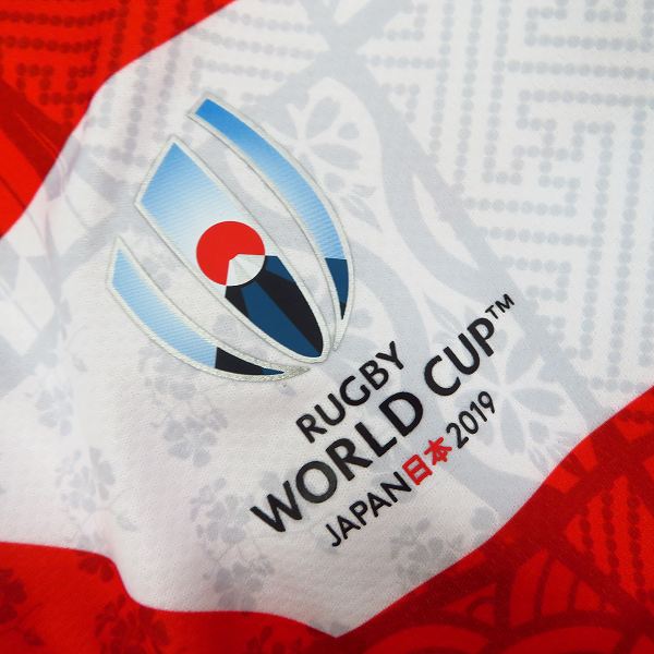 実際に弊社で買取させて頂いたCANTERBURY/カンタベリー ラグビー 日本代表 ワールドカップ 2019 レプリカ ユニフォーム/Lの画像 3枚目