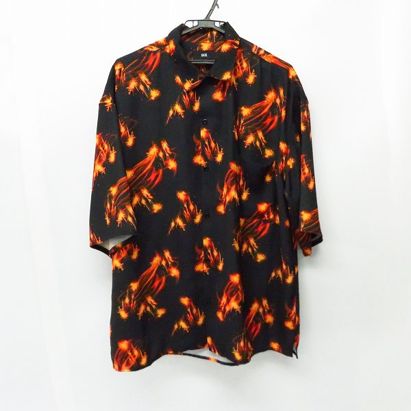 実際に弊社で買取させて頂いたHARE/ハレ 火花柄 アロハシャツ/F