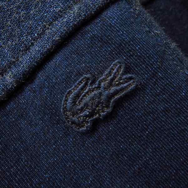 実際に弊社で買取させて頂いたLACOSTE/ラコステ インディゴ 裏毛 ジップアップスウェット ブルゾン SH812E US Mの画像 4枚目