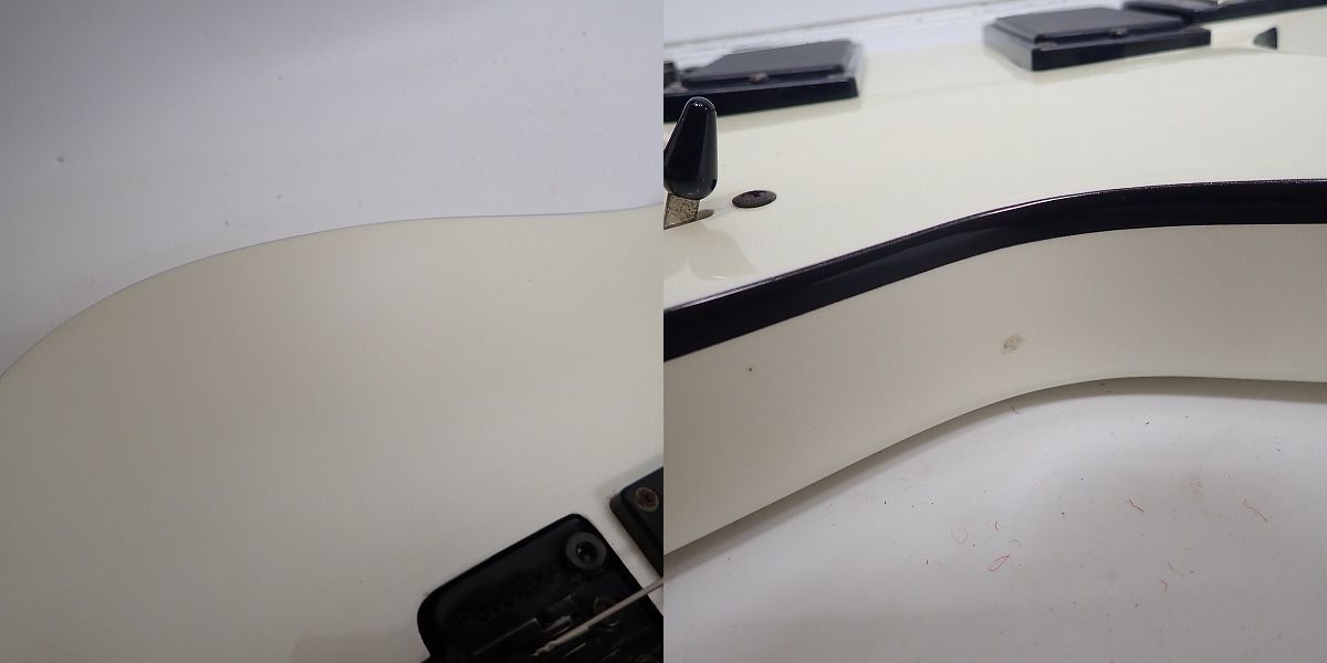 実際に弊社で買取させて頂いた★DEAN/ディーン Custom 550 Floyd ディンキータイプ エレキギター セミハードケース付きの画像 8枚目